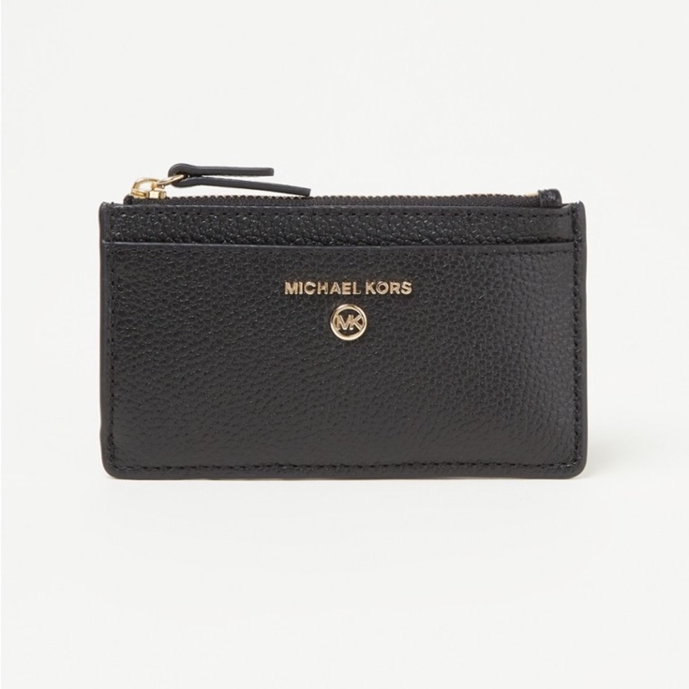Michael Kors Black Wallet with Gold Hardware